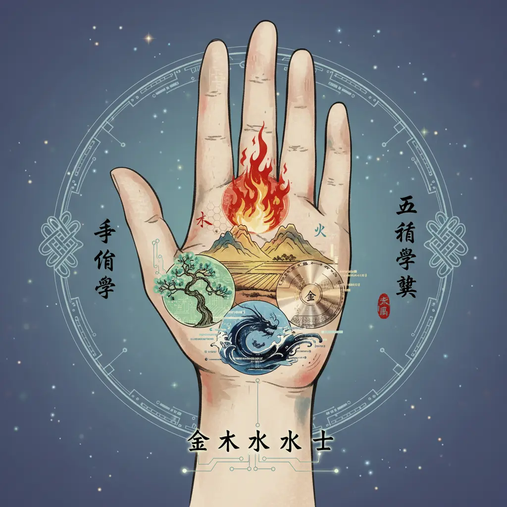 手相學 - 五行學說