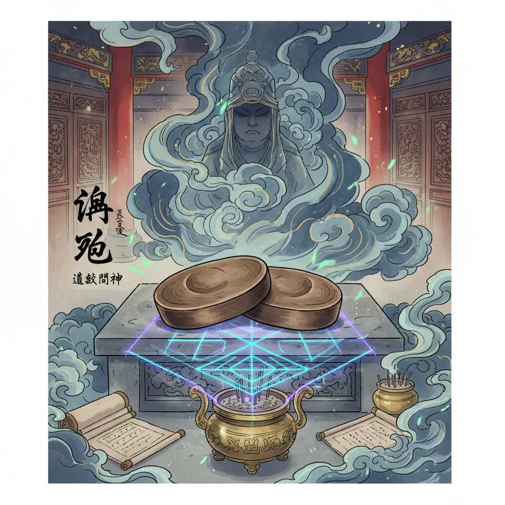 道教問神 - 陰筊