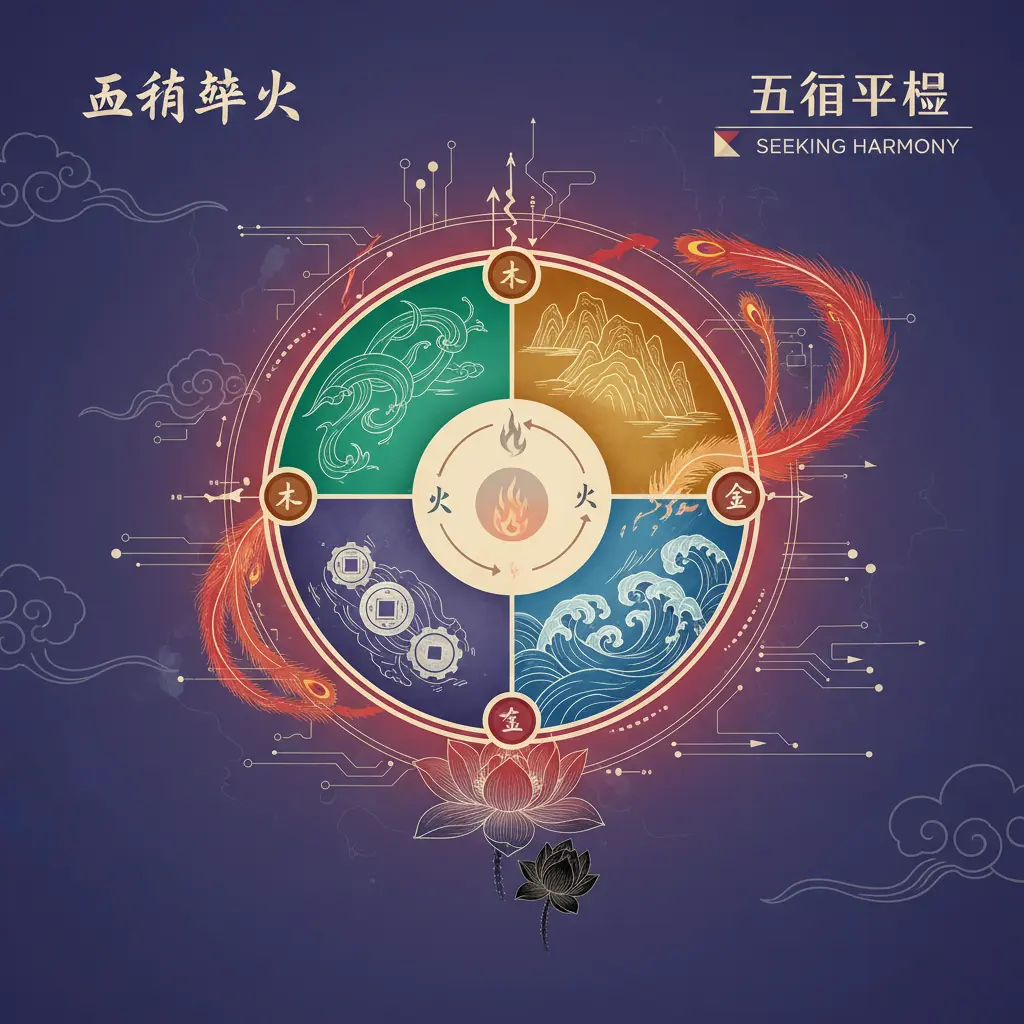 五行平衡 - 五行缺火